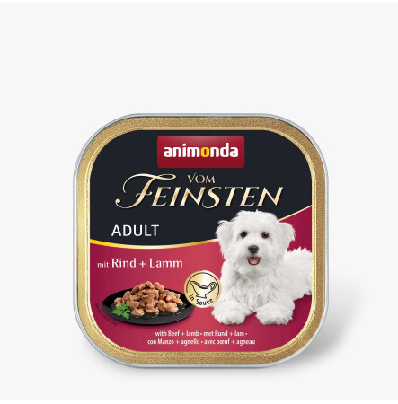 Animonda Vom Feinsten для собак з яловичиною та ягнятиною в соусі 150 г