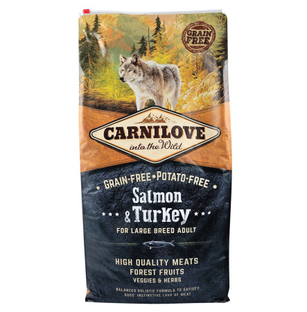 Carnilove Dog Adult Large Breed Salmon & Turkey 12 кг