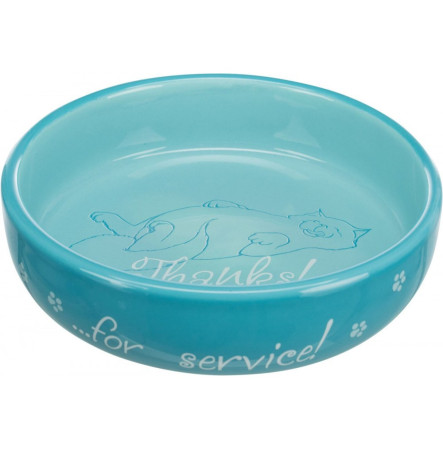Керамічна миска Trixie для котів короткомордих порід 300 мл, 15 см