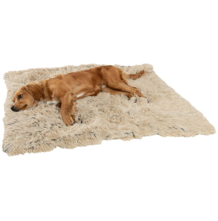 Килимок для собак Best Friends Shag Pet Throw Blanket, бежевий, 76 х 101 см