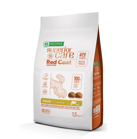 Nature's Protection Superior Care Red Coat Small Breeds with Salmon 1,5 кг