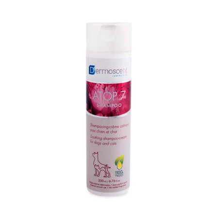 Dermoscent ATOP 7 Shampoo заспокійливий крем-шампунь при алергії та атопії у котів і собак 200 мл