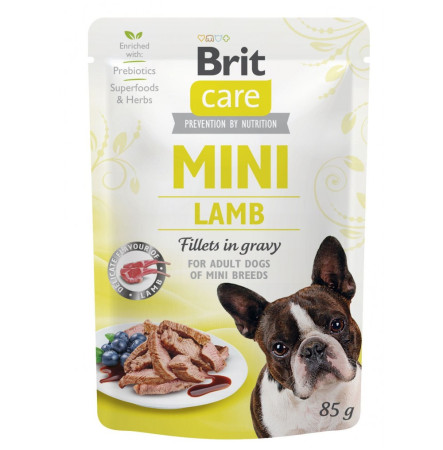 Brit Care Dog Mini з філе яняти в соусі  85 г