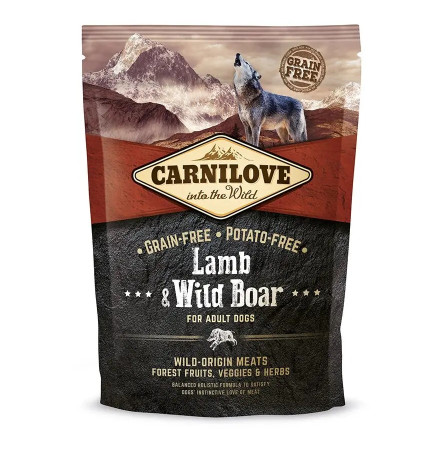 Carnilove Dog Adult Lamb & Wild Board 1,5 кг