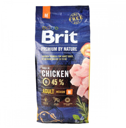 Brit Premium Adult M 15 кг