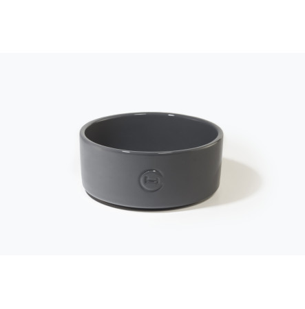 Миска Harley and Cho керамічна для собак та котів Graphite Ceramic Bowl S 450 мл