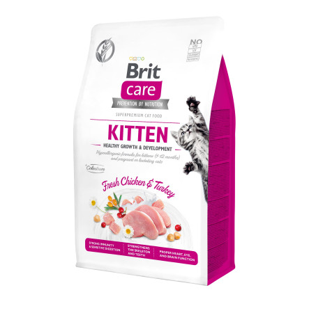 Brit Care Cat Grain Free Kitten Healthy Growth & Development 400 г