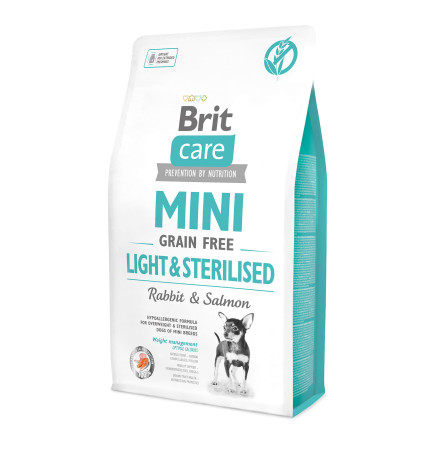 Brit Care Mini Grain Free Light & Sterilised 2 кг