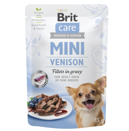 Brit Care Dog Mini Fillets In Gravy з олениною 85 г