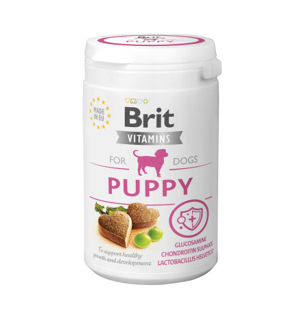 Brit Dog Vitamins Puppy Вітамінізовані ласощі для здорового росту цуценят 150 г