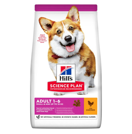 Hill's Science Plan Canine Adult Small&Mini 1,5 кг