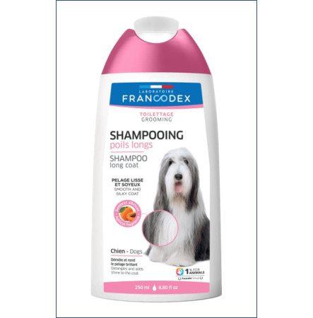 FRANCODEX Long coat shampoo dog Шампунь для собак з довгою шерстю 250 мл