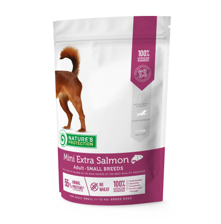 Nature's Protection Exstra Small Breeds with Salmon 500 г