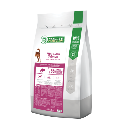 Nature's Protection Exstra Small Breeds with Salmon 7,5 кг