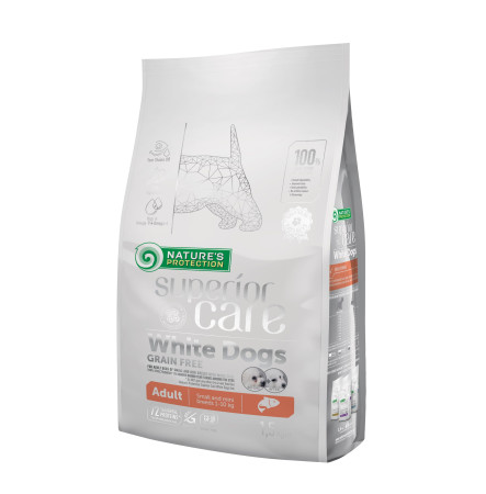 Nature's Protection Superior Care White dog Small and Mini with Salmon 1,5 кг