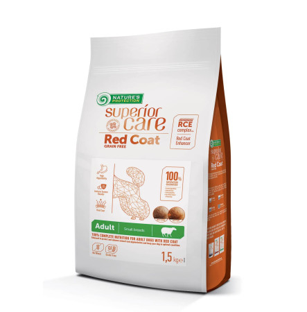 Nature's Protection Superior Care Red Coat Small Breeds with Lamb 1,5 кг
