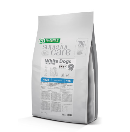 Nature's Protection Superior Care White Dog Small Breeds with Herring 10 кг
