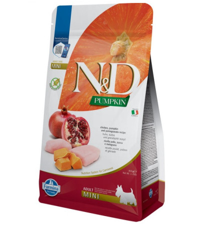 Farmina N&D Pumpkin Grain Free Dog Adult Mini Chicken & Pomegranate 800 г
