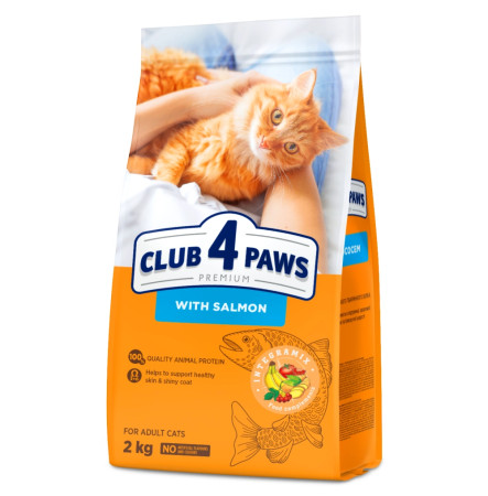 Клуб 4 Лапи Adult Cats with Salmon 2 кг