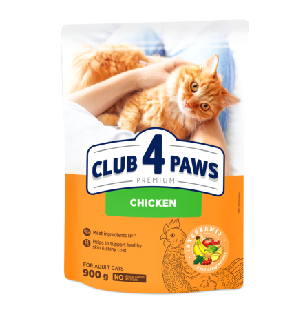 Клуб 4 Лапи Adult Cats Chicken 900 г