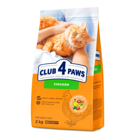 Клуб 4 Лапи Adult Cats Chicken 2 кг