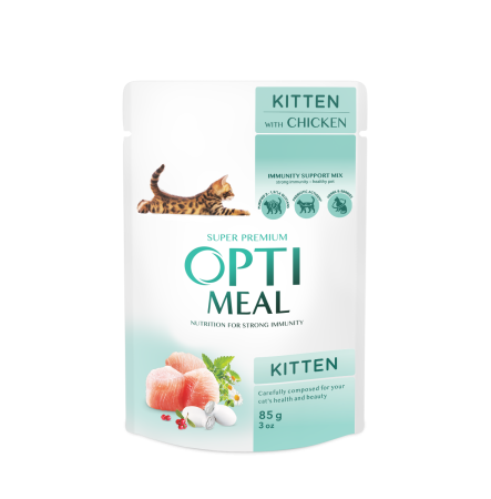 Optimeal Kittens Chicken 85 г