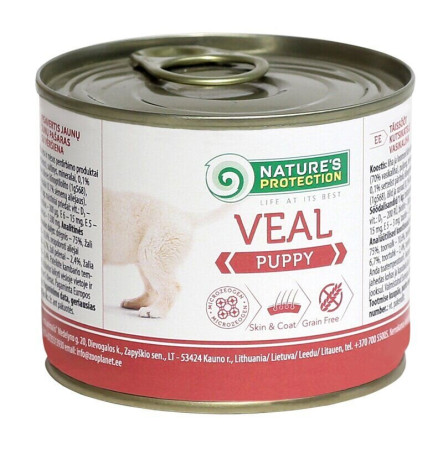 Nature's Protection Puppy Veal 200 г