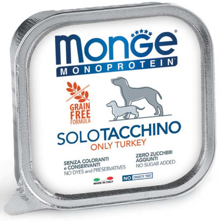 Monge Monoprotein Dog Solo Turkey 150 г