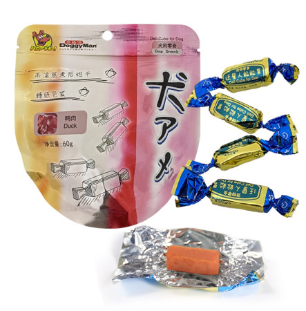 DoggyMan Deli Cube Duck Ласощі цукерки кубики з качкою для собак 60 г
