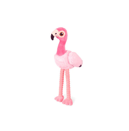 PetPlay  Fetching Flock Flora the Flamingo М'яка іграшка для собак Фламінго