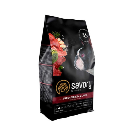 Savory Adult Small Breed Fresh Turkey & Lamb 1 кг
