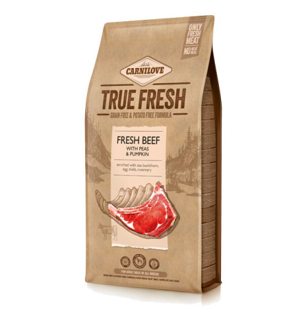 Carnilove Dog Adult True Fresh Beef with Peas & Pumpkin 1,4 кг