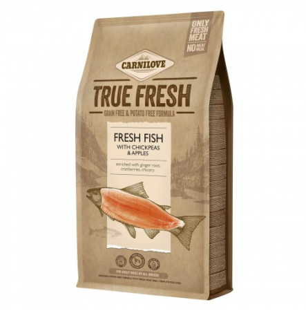 Carnilove Dog Adult True Fresh Fish with Chickpeas & Apple 1,4 кг