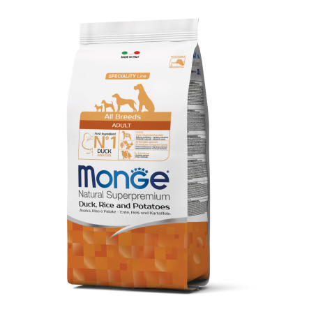 Monge Speciality Line Dog Adult All Breeds Duck, Rice & Potatoes 2,5 кг