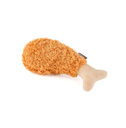 PetPlay American Classic Fluffy's Fried Chicken М'яка іграшка для собак куряча ніжка M