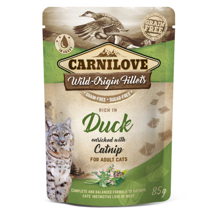 Carnilove Rich In Duck with Catnip Cat Adult 85 г