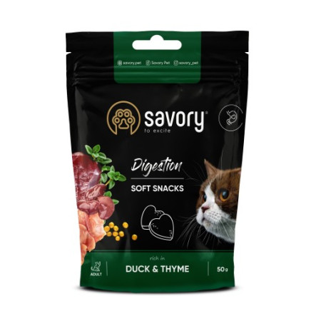Savory Soft Snack Digestion, Duck & Thyme 50 г