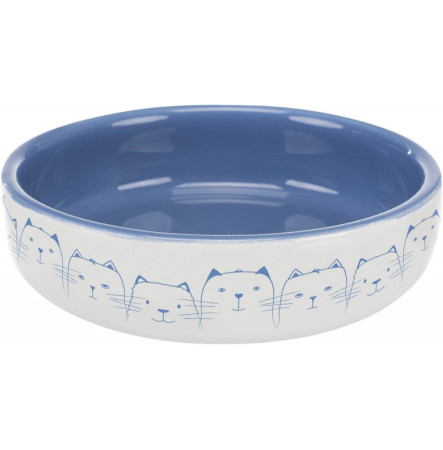 Керамічна миска Trixie для короткомордих порід "Hello my little cat" 300 мл, 15 см