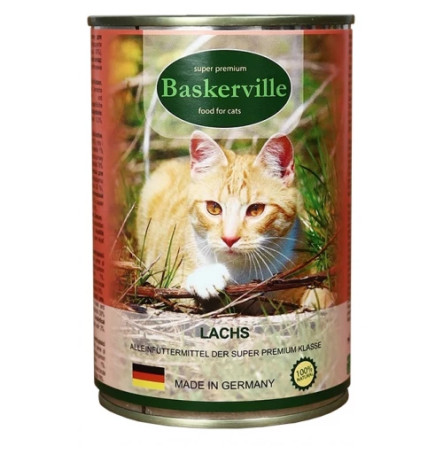 Baskerville Лосось для котів 400 г