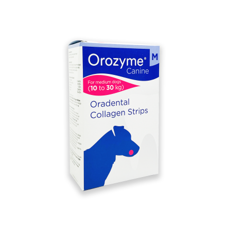 Orozyme Жувальні смужки для гігієни ротової порожнини собак M