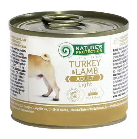 Nature's Protection Dog Adult Light Turkey & Lamb 200 г