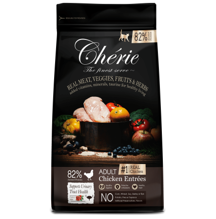 Cherie Adult Cat Healthy Urinary Tract Chicken Entrees 400 г