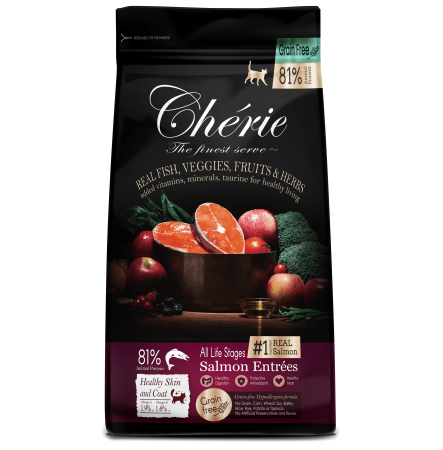 Cherie All Life Stages Cat Healthy Skin and Coat Salmon Entrеes 400 г