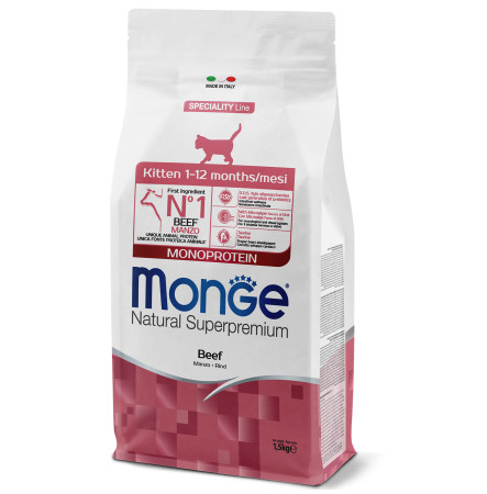 Monge Cat Kitten Beef 1,5 кг