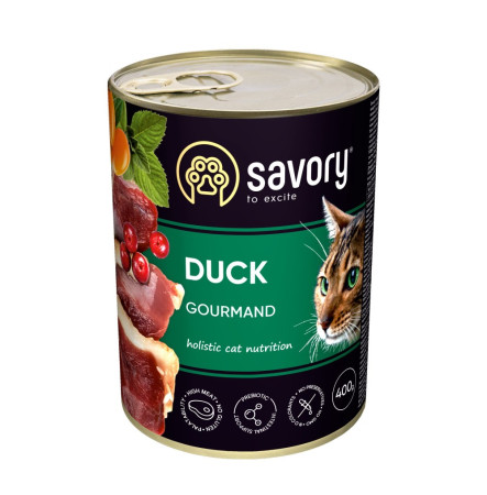 Savory Cat Adult Duck 400 г