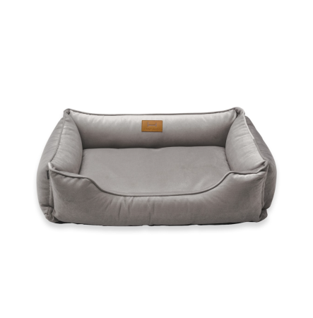 Harley and Cho Лежак Dreamer Velour Gray M