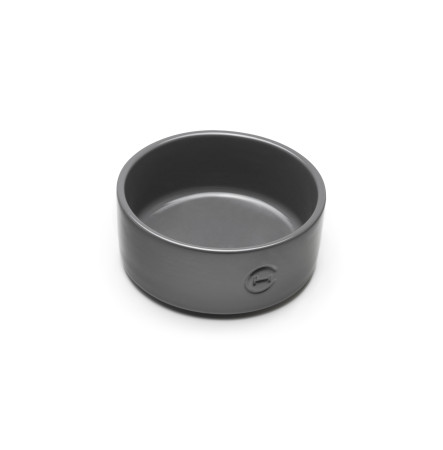 Миска Harley and Cho керамічна для собак та котів Graphite Ceramic Bowl M 850 мл