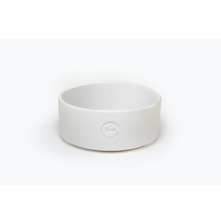 Миска Harley and Cho керамічна для собак та котів White Ceramic Bowl M 850 мл