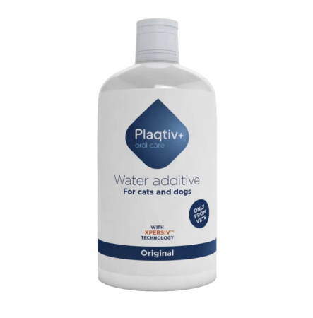Plaqtiv+ Water additive Добавка у воду зменшення зубного нальоту для котів та собак 500 мл