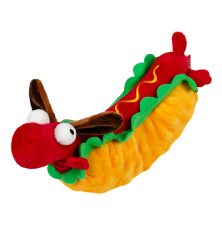 Collar GiGwi Foody Friends Іграшка для собак Хот-Дог  24 см